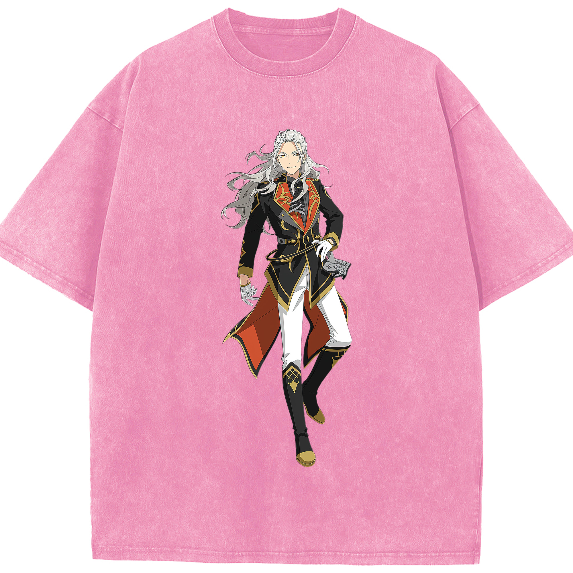 （画像用） あんさんぶるスターズ! Ensemble Stars 綿100% ヴィンテージ風 半袖Tシャツ（フロントプリント）